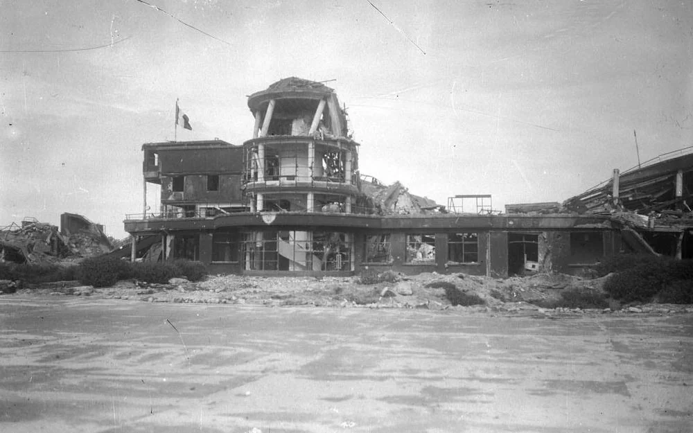 bordeaux merignac airport after the 1940 bombings